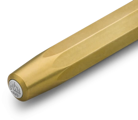 Ручка-роллер KAWECO BRASS Sport 0,7мм Латунный корпус (латунь) в подарочном футляре KAW-10000921