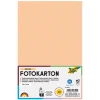 Фотокартон FOLIA 300 г/м2, 50×70 см, 1 лист, абрикосовый FL-6142/1