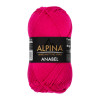 Пряжа ALPINA Anabel 100% мерсеризованный хлопок 1 х 50 г 120 ± 6 м №105 св.красный ALP-ANA-105