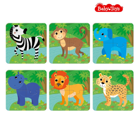 Пазл Baby Toys 24 maxi "Животные Африки" KOR-04690