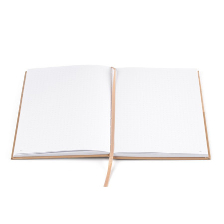 Блокнот для записей Стихия Bullet Journal 100 г/м2, 14 x 20 см, 80 л, жесткая обложка, кремовый NP-ST04056