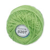 Пряжа GAMMA Ирис 100% хлопок 1 х 10 г 82 ± 3 м №0207 салатовый GAM-IRI-1-0207
