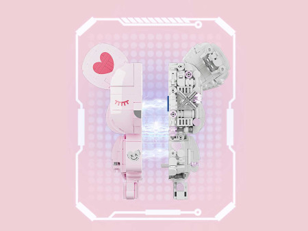 Конструктор Jaki "Bearbrick: Pink" IT-JK6250-2
