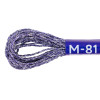 Нитки для вышивания GAMMA мулине NM металлик 8 м фиолетовый/серебристый MG-NM-81