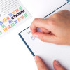 Блокнот для записей Стихия Bullet Journal 100 г/м2, 14 x 20 см, 80 л, жесткая обложка, тёмно-синий NP-ST04054