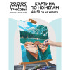 Картина по номерам на холсте ТРИ СОВЫ "Пристань" 40 x 50 см, краски, кисть RE-КХ_44180