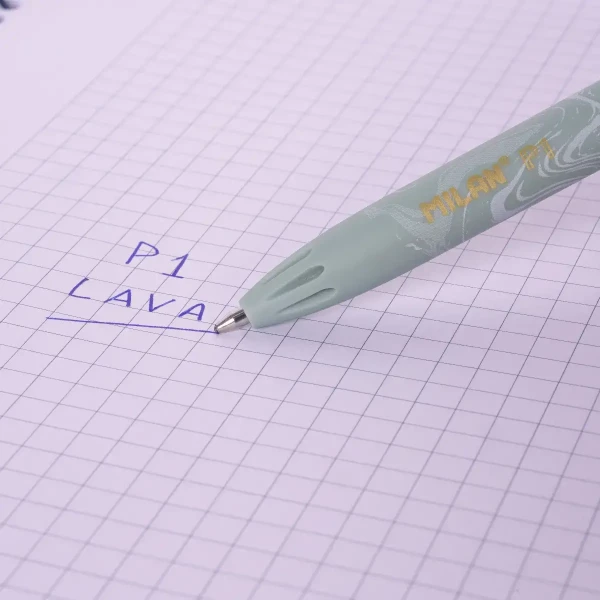 Ручка MILAN Lava P1 , зеленый корпус  1,0 мм, 1 шт ML-6355LVGRX10