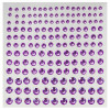 Наклейка-тату MESHU "Purple drops" 162 стразы RE-MS_64969