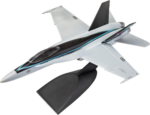 Сборная модель: REVELL Американский палубный истребитель-бомбардировщик Ф/A-18E Хорнет "Toп Ган", easyclick 1:72 UT-64965
