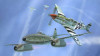 Сборная модель: REVELL Combat Set Турбореактивный истребитель Me262 и истребитель дальнего радиуса действия P-51B 1:72, подарочный набор UT-63711