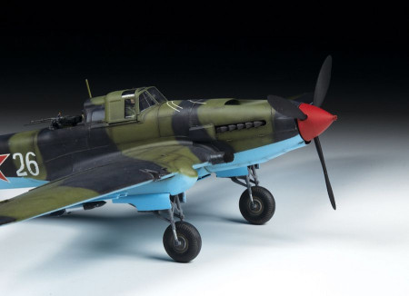 Сборная модель: Советский двухместный штурмовик Ил-2 (обр. 1943) 1/48 З-4826
