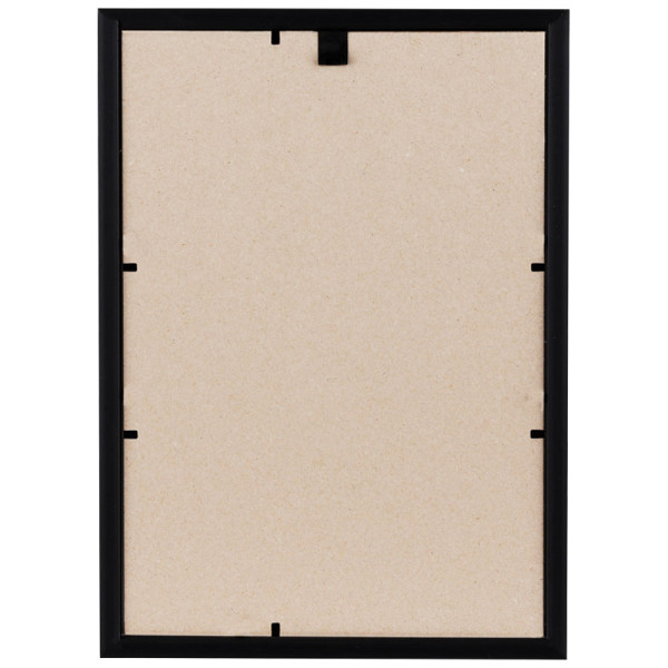 Рамка пластиковая OfficeSpace "Basic" 21 x 30 см, небьющееся стекло, черная RE-РП_41693