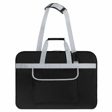 Сумка для художника BRAUBERG ART А2+ 62 см x 45 см накладной карман, черная S-272986