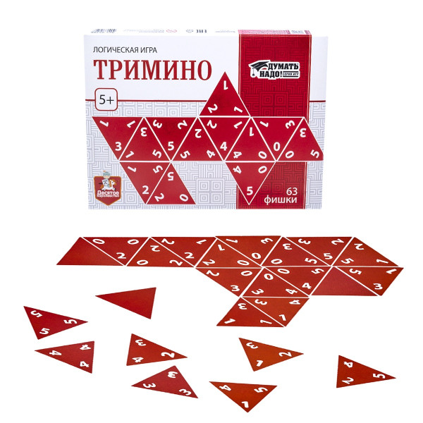 Игра логическая Десятое королевство "Тримино" KOR-05288
