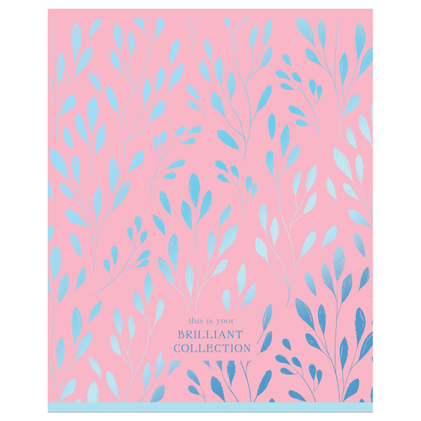 Тетрадь 48л. A5 клетка BG "Brilliant collection" тиснение фольгой RE-Т5ск48_тф_12734