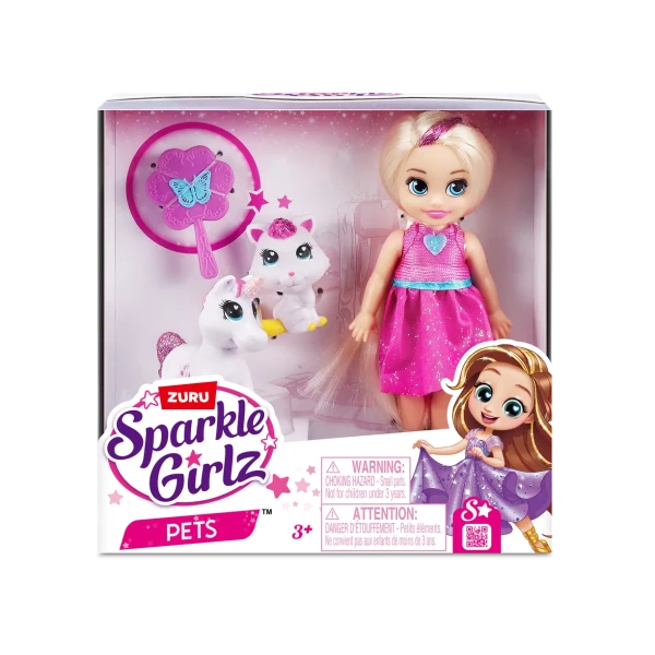 Игровой набор ZURU Sparkle Girlz "Принцесса с питомцами" в ассортименте IT-100522
